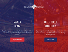 Tablet Screenshot of bookingprotect.com
